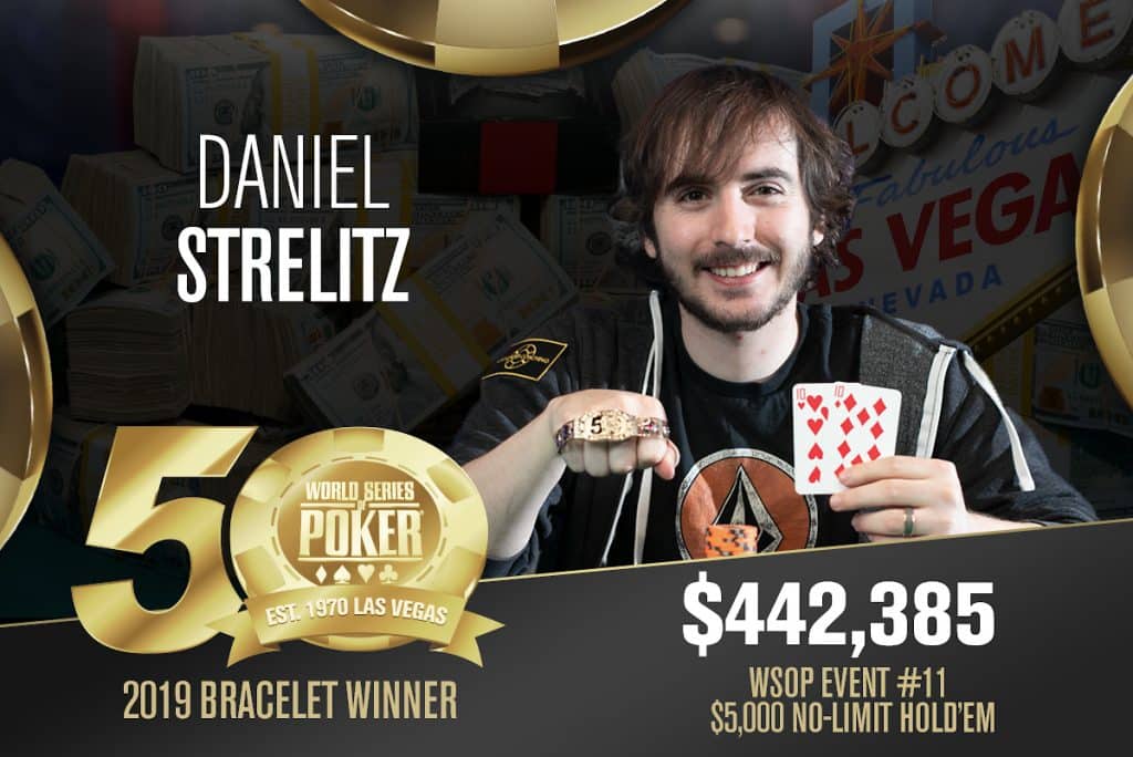 WSOP: Daniel Strelitz, Yuval Brohnstein Join Bracelet Winners Club