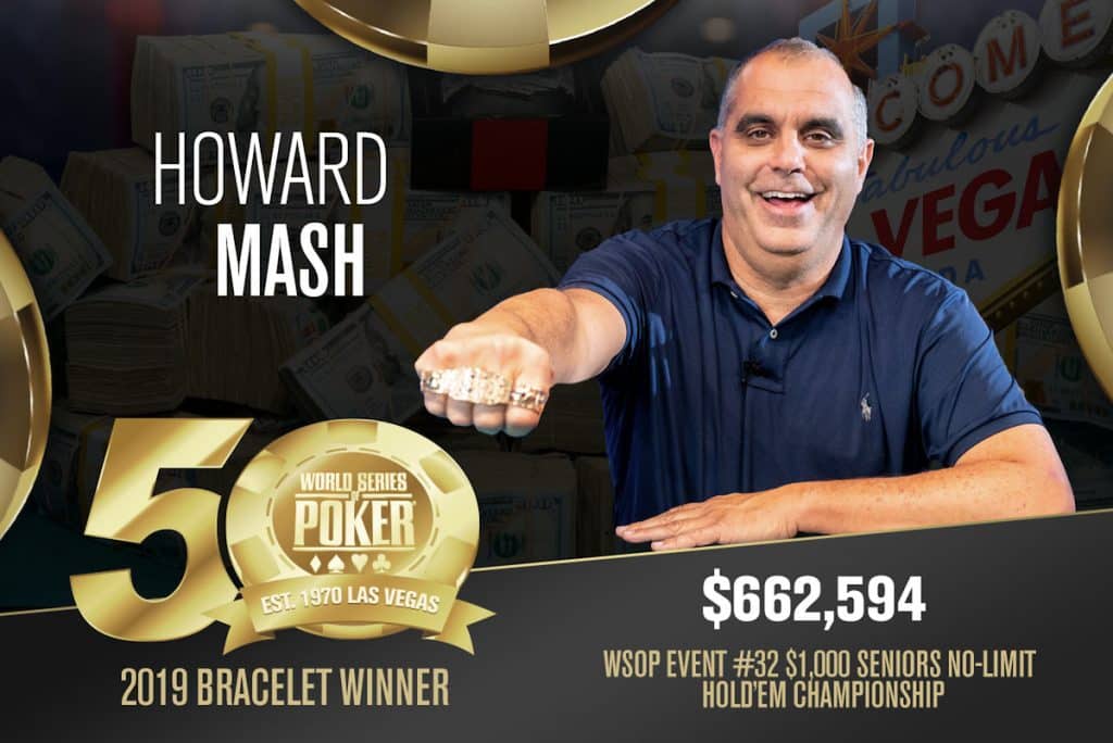 WSOP: Upeshka De Silva Wins Online Bounty; Howard Mash Tops Seniors