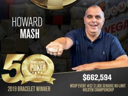 WSOP: Upeshka De Silva Wins Online Bounty; Howard Mash Tops Seniors