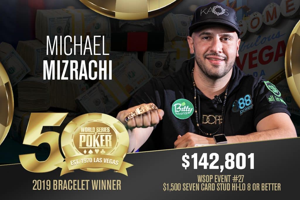 WSOP: Michael Mizrachi Ships Fifth Career Bracelet