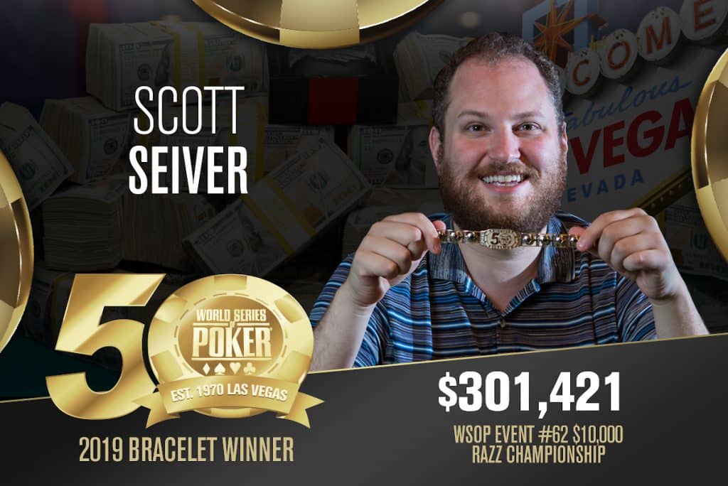 WSOP: Scott Seiver Grinds His Way to Victory in $10K Razz for Bracelet #3