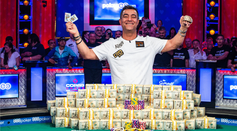 Hossein Ensan Wins 2019 WSOP Main Event for $10,000,000