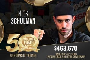 WSOP: Nick Schulman Beats Brian Hastings for $10K PLO8 Championship