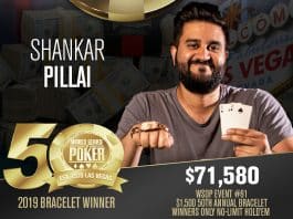 WSOP: Shinkar Pillai Highlights Four Friday Bracelet Winners