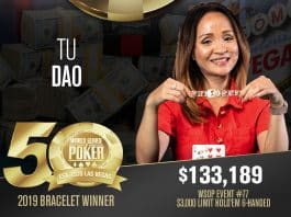 WSOP: Tu Dao Wins Six Max Limit Hold&#8217;em, Brandon Adams Leads $100K