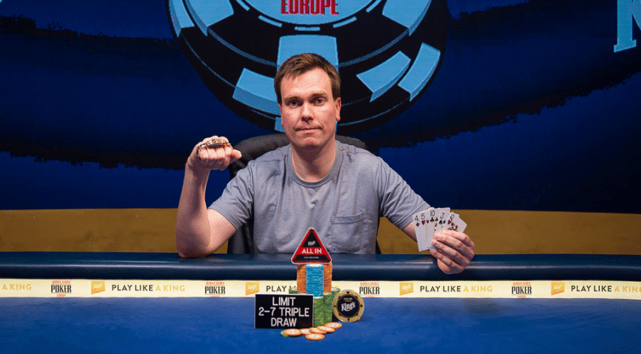 WSOP Europe: Espen Sandvik Wins €2,500 8-Game, Hellmuth Third