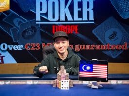 Chin Wei Lim Takes Down WSOP Europe €100K High Roller for First Win