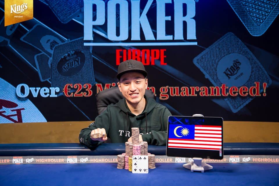 Chin Wei Lim Takes Down WSOP Europe €100K High Roller for First Win