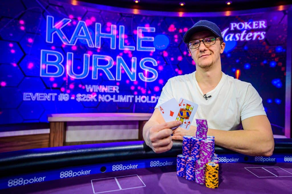 Kahle Burns Tops Ali Imsirovic to Take Down Poker Masters $25K NLHE