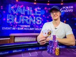 Kahle Burns Tops Ali Imsirovic to Take Down Poker Masters $25K NLHE