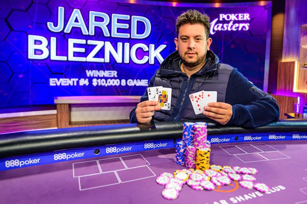 Jared Bleznick Wins Poker Masters $10K 8-Game for First Live Title