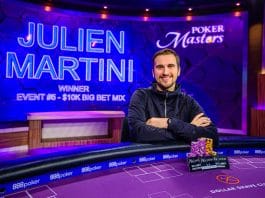 Julien Martini Wins Poker Masters $10K Big Bet Mix Event