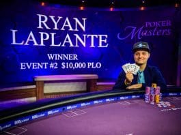 Ryan Laplante Wins Poker Masters $10K Pot Limit Omaha Event