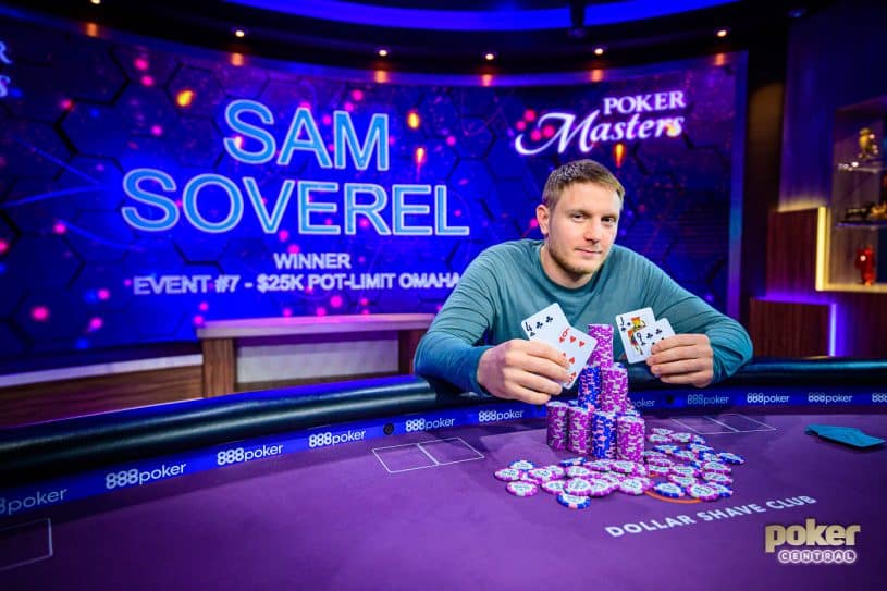 Sam Soverel Wins Poker Masters $25,000 Pot Limit Omaha Title