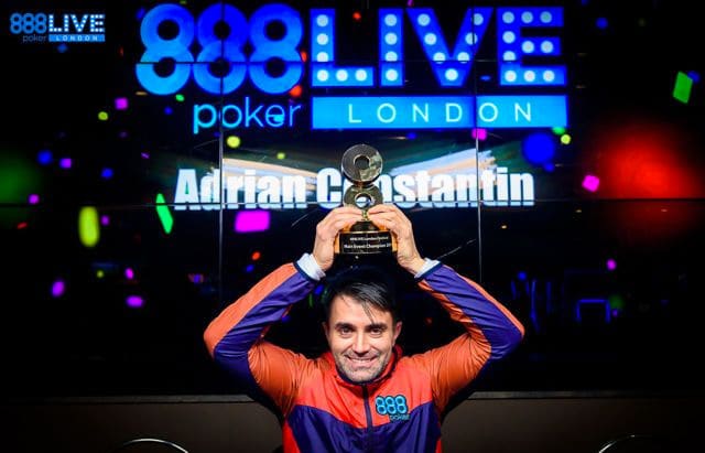 Adrian Constantin Wins 2019 888poker LIVE London Festival Main Event