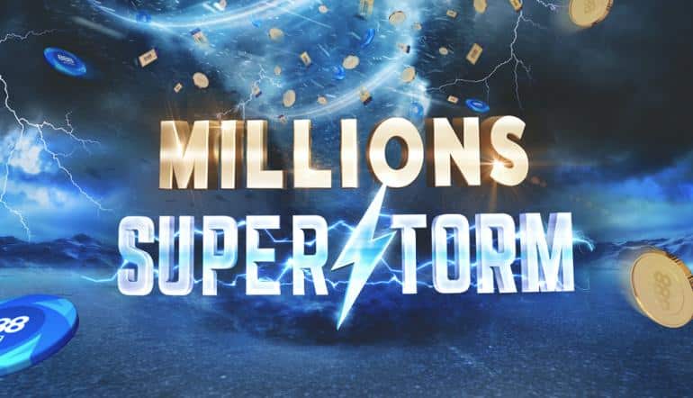 888poker $1M Guaranteed Millions Superstorm Comes With $100 Buy-In