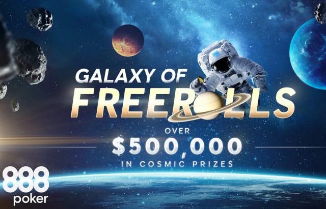 888poker&#8217;s &#8220;Galaxy Of Freerolls&#8221; Features $500,000 In Prizes