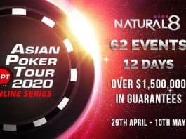 Asian Poker Tour Partners With Natural8 For First-Ever Online Series