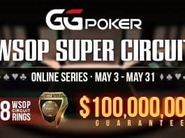 GGPoker Guarantees $100,000,000 for WSOP Super Circuit Online