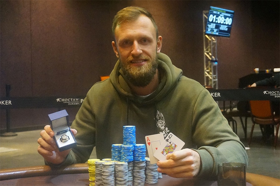 Gediminas Uselis Wins WSOP $400 FORTY STACK For $211K