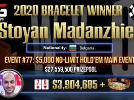 WSOP: Stoyan Madanzhiev Wins Main Event, $3.9 Million