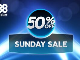 888poker Brings Back Sunday Sale with 50% Discount on Buy-Ins