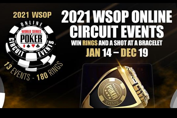 WSOP Announces Expanded Online Circuit Season For 2021