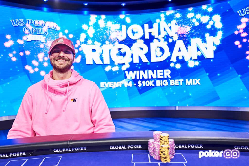 John Riordan Takes Down U.S. Poker Open $10K Big Bet Mix