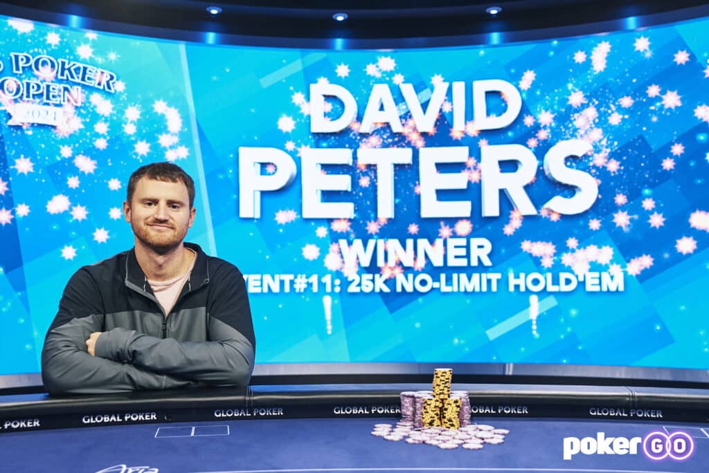 David Peters Takes Down U.S. Poker Open $25,000 for Title #3