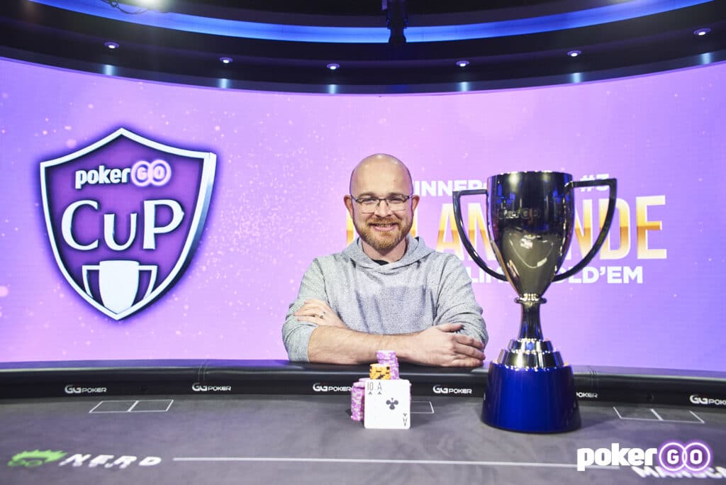 Dylan Linde Stops Sam Soverel to Win PokerGO Cup Event #3 for $169K