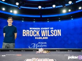 Brock Wilson Wins 2021 Poker Masters Event #4 for $189,800