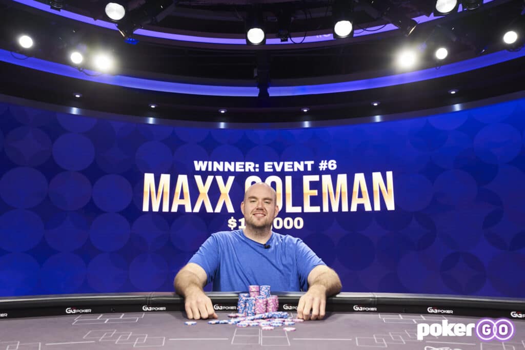 Maxx Coleman Takes 2021 Poker Masters Event #6 for $120K