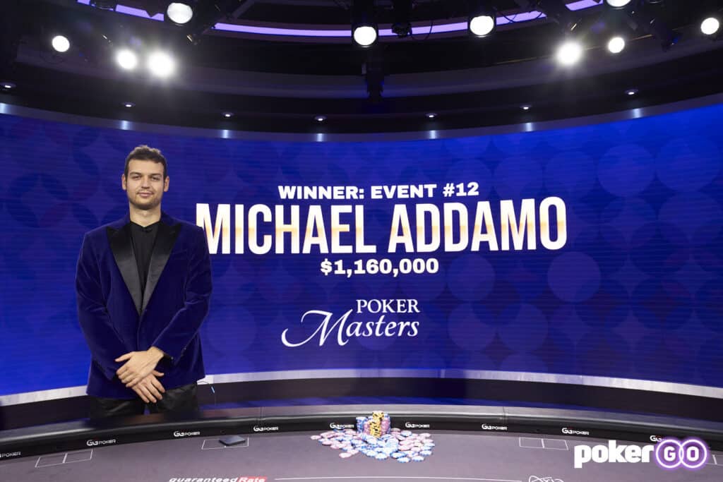 Michael Addamo Goes Back-To-Back, Wins Poker Masters Finale For $1.16M