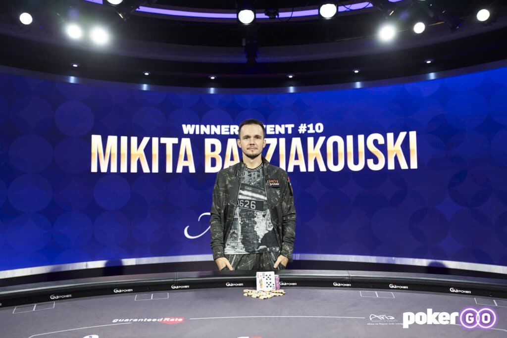 Mikita Badziakouski Tops 2021 Poker Masters Event #10 for $342,000