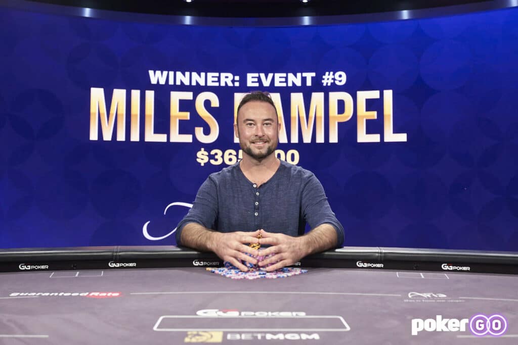 Miles Rampel Takes Shot, Wins Poker Masters Event #9 for $365,500