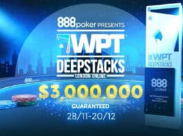 World Poker Tour and 888poker Partner For Upcoming $3M GTD WPTDeepstacks Series