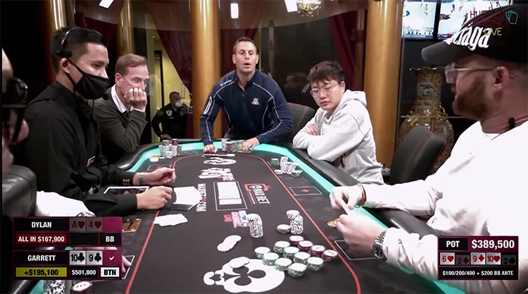 Garrett Adelstein Strikes Back, Wins $390K Pot Against Dylan Gang on Hustler Casino Live