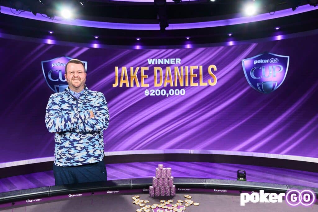 Jake Daniels Takes Down PokerGO Cup Event #3 for $200K