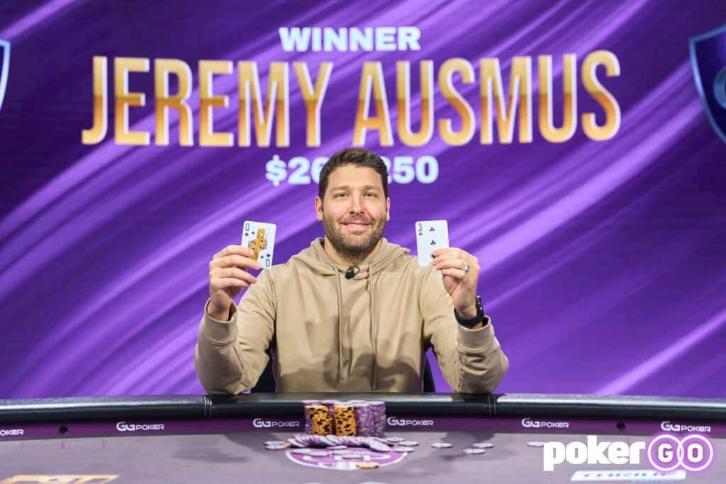 Jeremy Ausmus Wins PokerGO Cup Event #4 for $263K