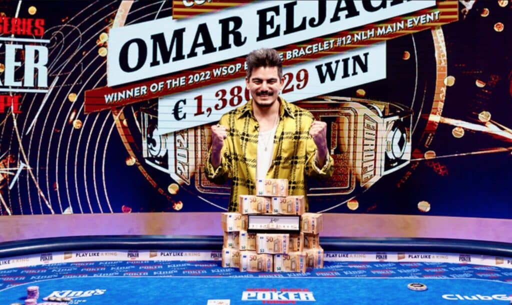 Omar Eljach Wins 2022 WSOP Europe Main Event for $1.3 million