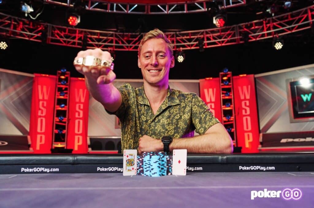 WSOP 2023: Jans Arends Crushes $100k High Roller for First-Ever WSOP Bracelet and $2.5 million