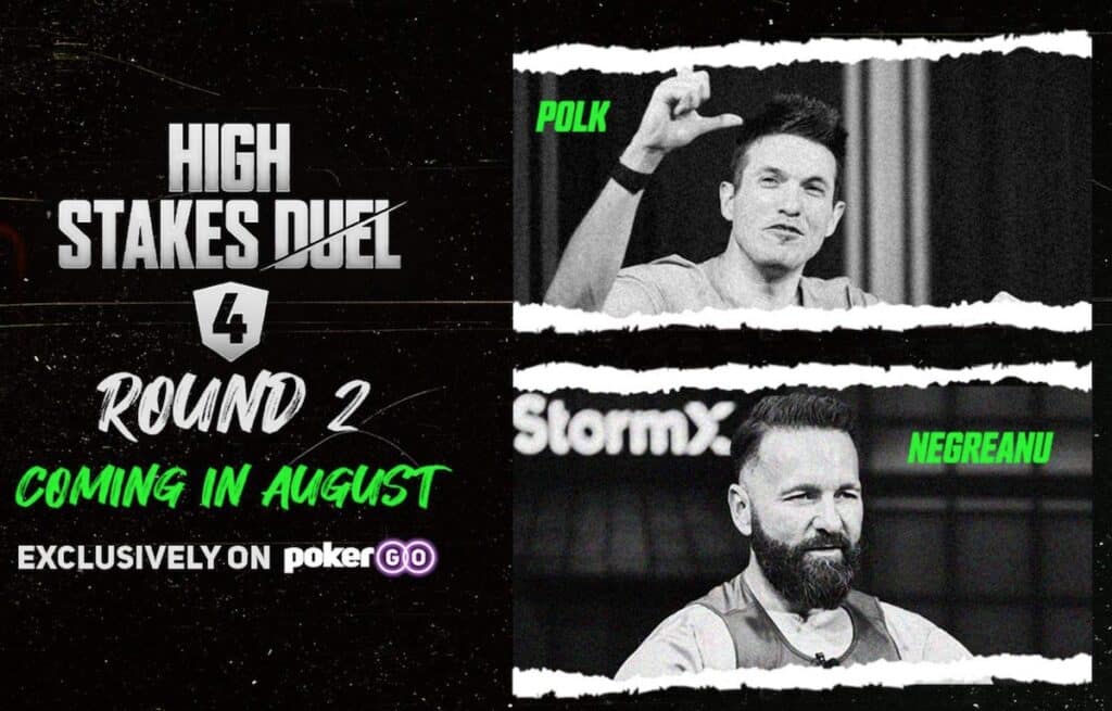 Daniel Negreanu and Doug Polk to Meet in August in High Stakes Duel on PokerGO