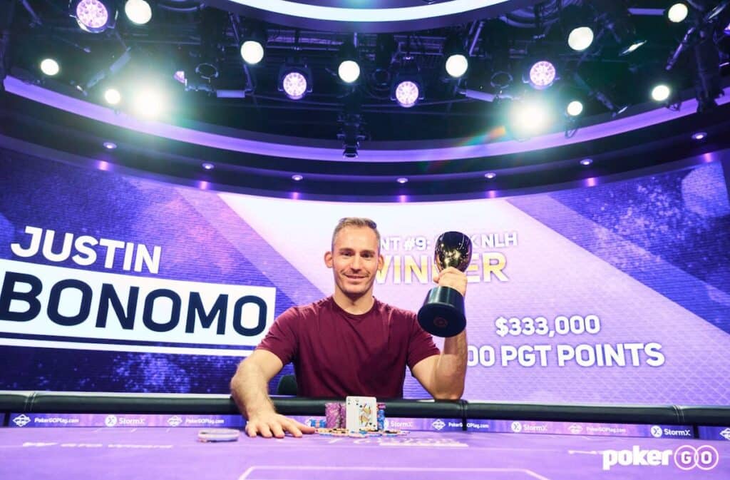 Justin Bonomo Conquers Poker Masters Event #9 for $333,000