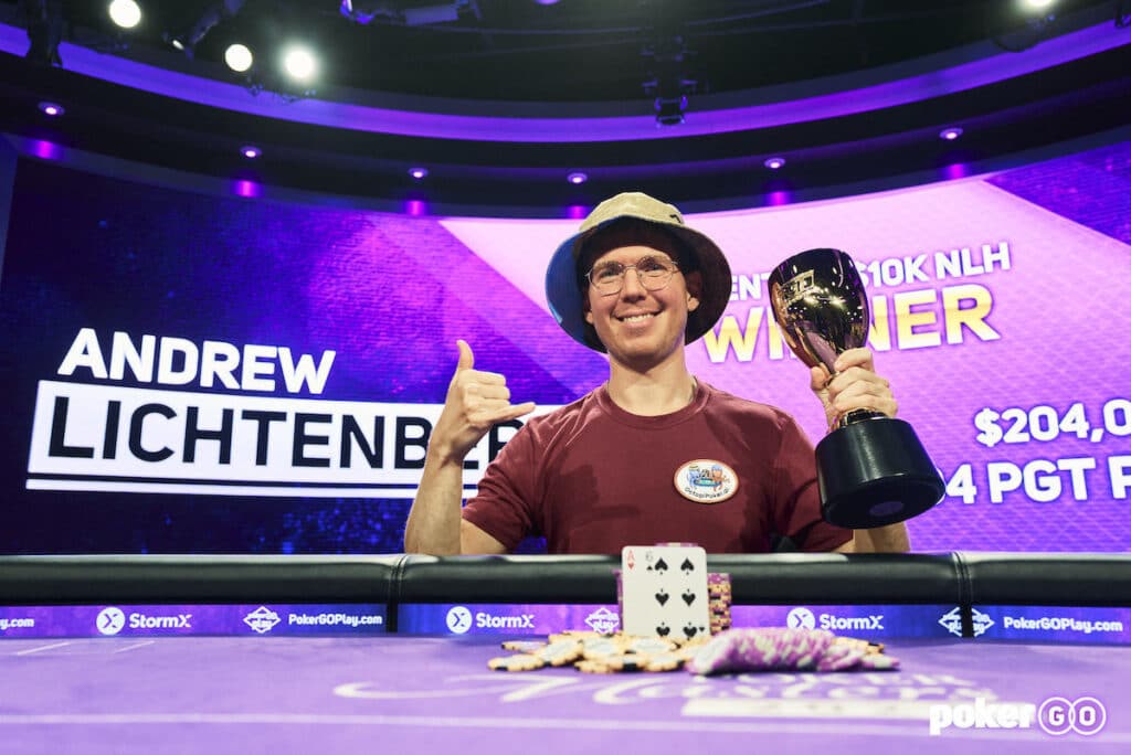 Poker Masters Event #5 Won by Andrew Lichtenberger for Birthday Bonus of $204,000