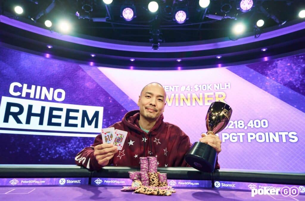 Chino Rheem Wins Event #4 of Poker Masters for $218,000