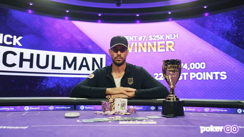 Nick Schulman Slays the Final Table in Poker Masters Event #7 for $374,000