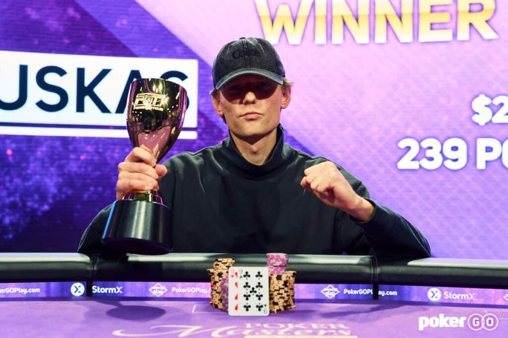 Poker Masters Event #1 Sees Vladas Tamasauskas Win for $239,000