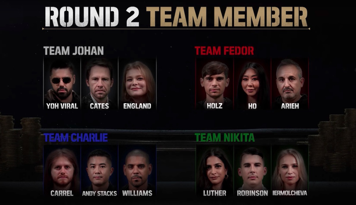 Round 2 teams
