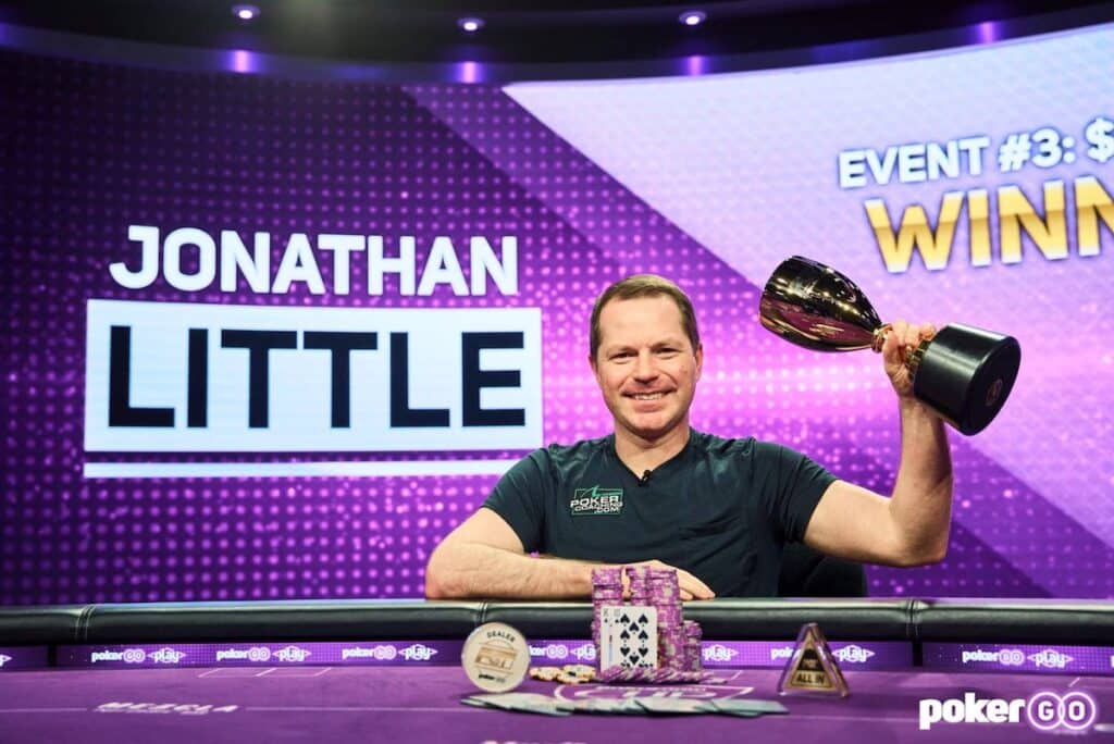 Jonathan Little Wins Event #3 of PokerGO Cup for First Ever PGT Title and $229,000