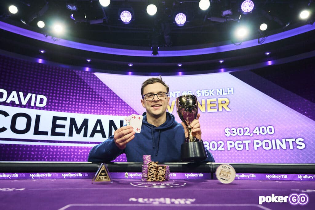 David Coleman Wins PokerGO Cup Event #6 to Take Over at the Top